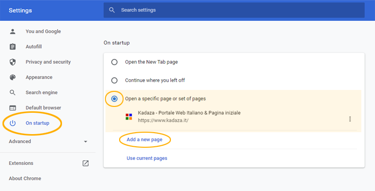 Set Kadaza to open when Chrome starts