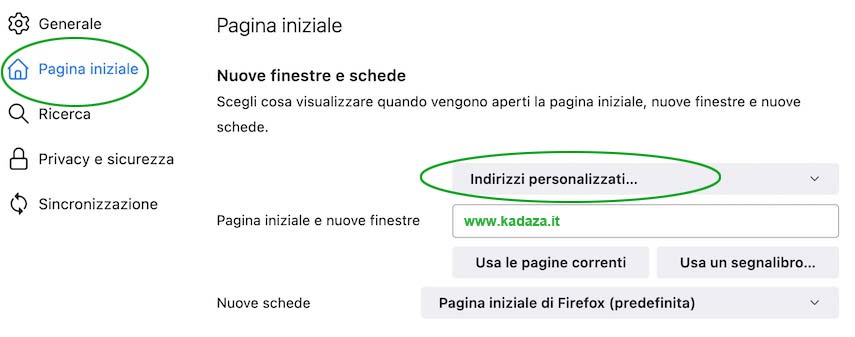Set Kadaza to open when Firefox starts