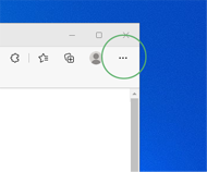 Apri le impostazioni di Edge